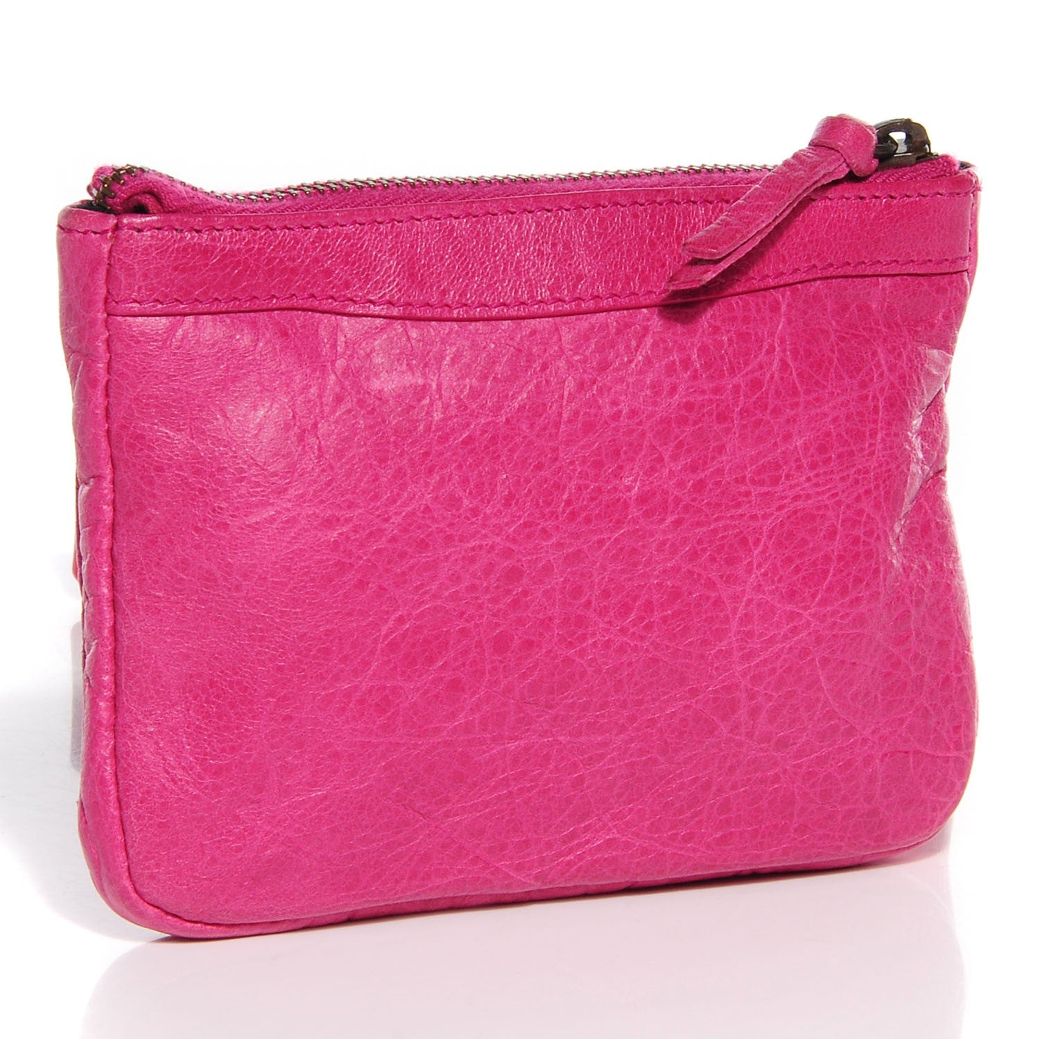 Balenciaga Agneau Classic Hardware Porte-Monnaie Coin Purse Cyclamen 3 of 9