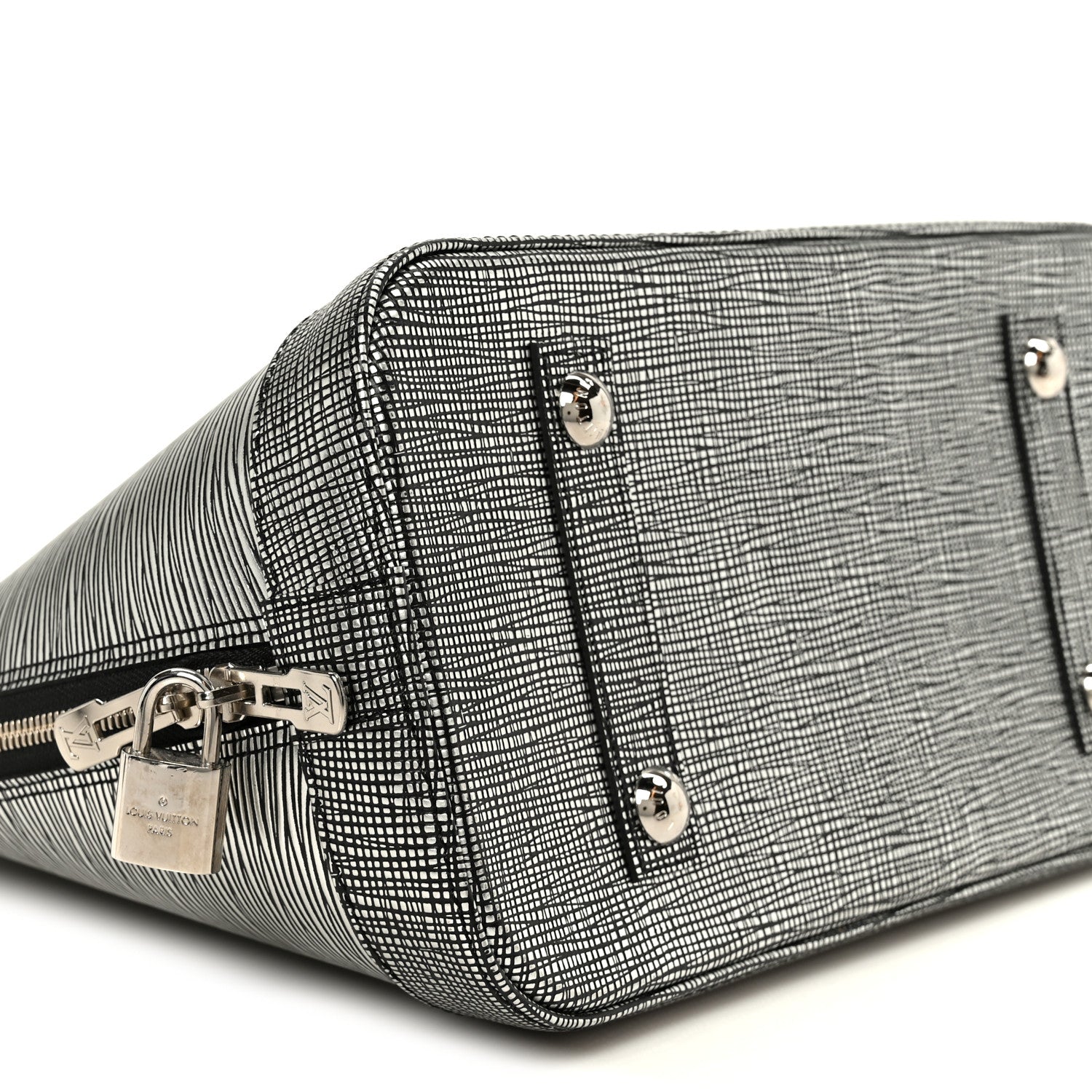 Louis Vuitton Epi Alma PM Platine 9 of 11