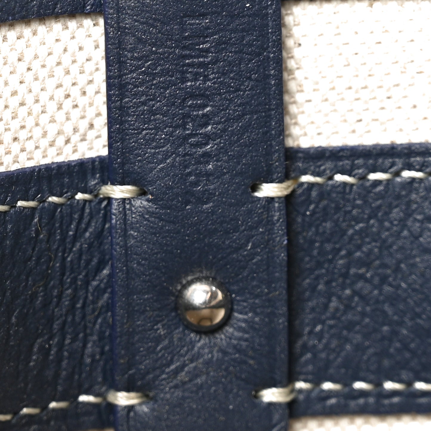 Goyardine Petit Flot Mini Bucket Bag Navy Blue