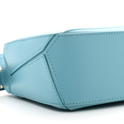 Loewe X HOWLS MOVING CASTLE Satin Calfskin Mini Heen Puzzle Bag Light Blue 3 of 9