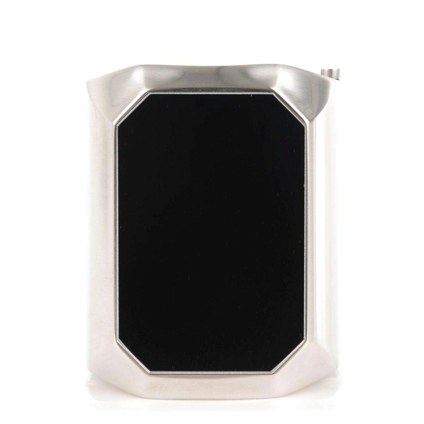 Metal Wide CC Mirror Cuff Silver