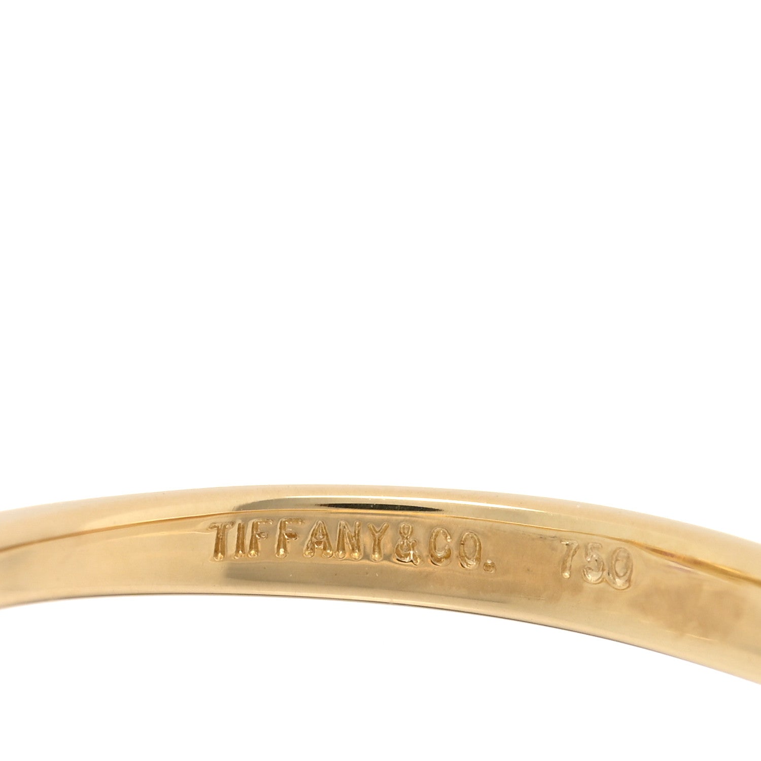 Tiffany 18K Yellow Gold Diamond Ruby Victoria Ring 53 6.25 4 of 4