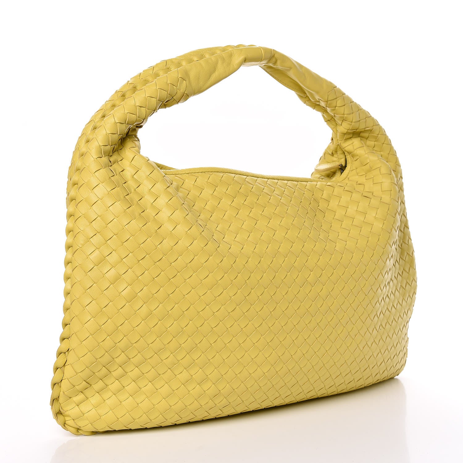 Bottega Veneta Nappa Intrecciato Large Veneta Hobo Yellow 3 of 11