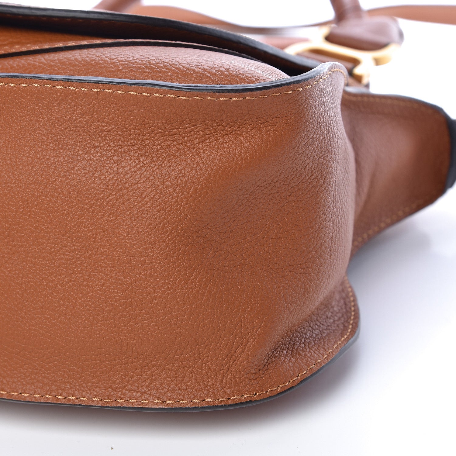Chloe Calfskin Medium Marcie Satchel Tan 10 of 10