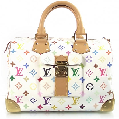 Louis Vuitton Monogram Multicolor Speedy 30 White 1 of 11