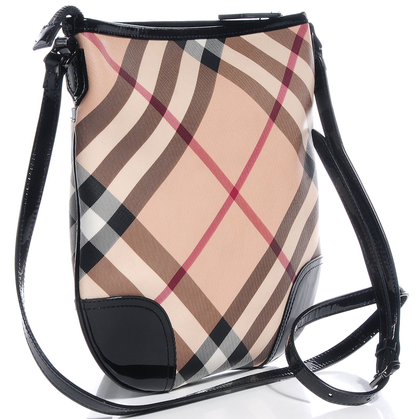 Supernova Check Small Dryden Crossbody Bag Black