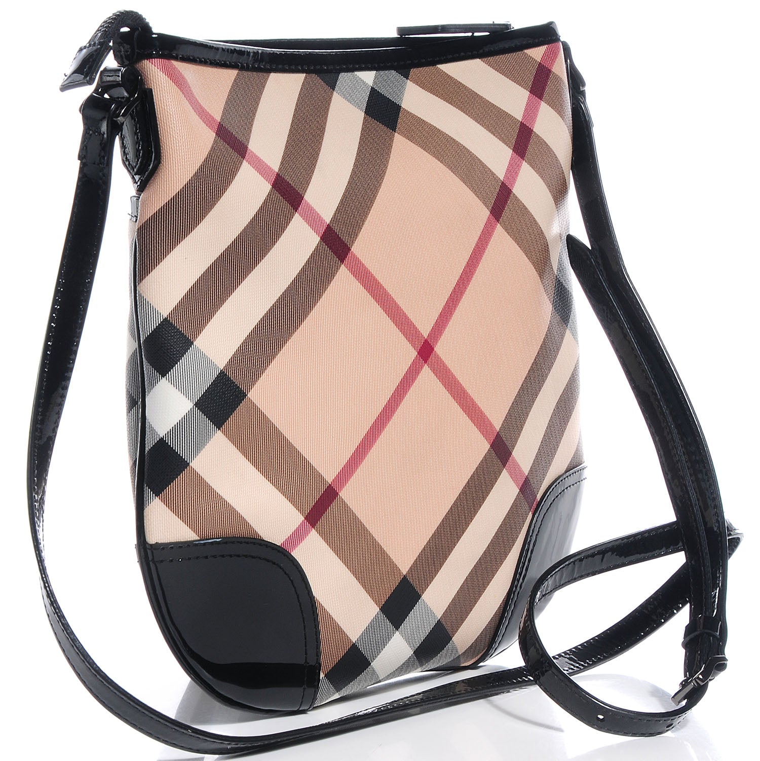 Burberry Supernova Check Small Dryden Crossbody Bag Black 3 of 7
