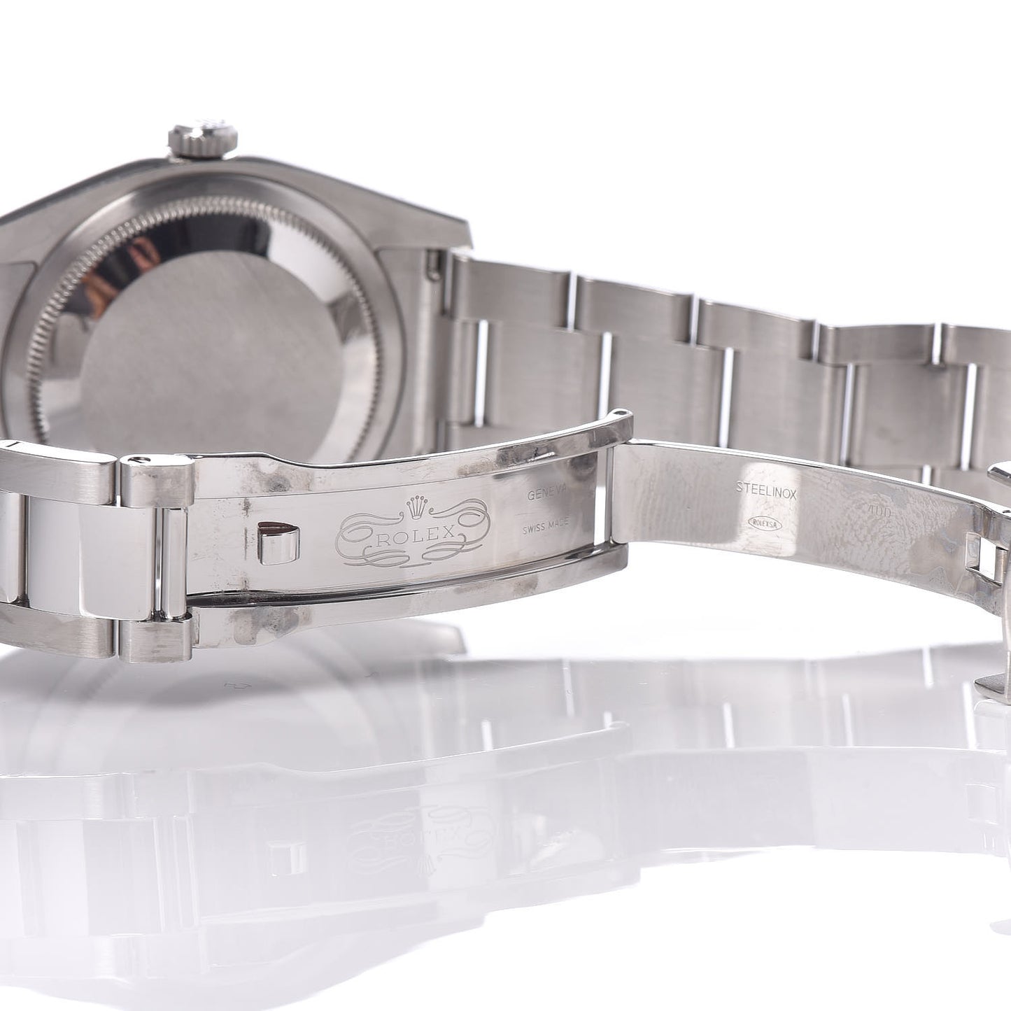 Stainless Steel 18K White Gold Diamond 36mm Oyster Perpetual Datejust Watch Pink Flowers 116244