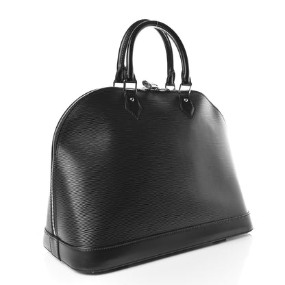 Louis Vuitton Epi Alma GM Black 3 of 14