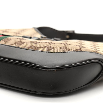 Gucci Monogram Web Jackie O Hobo Dark Brown 10 of 10