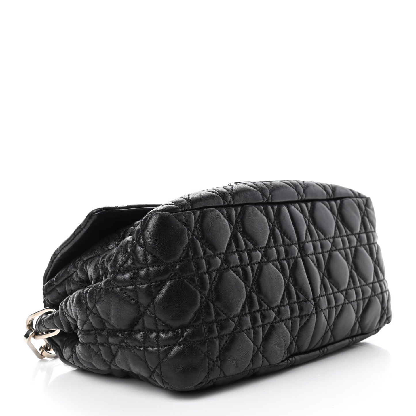 Lambskin Cannage New Lock Flap Black