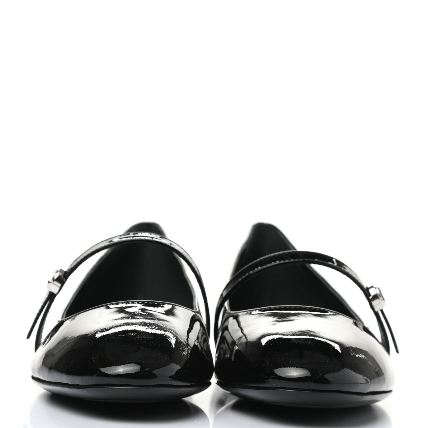 Louis Vuitton Patent Uniformes Ballet Flats 37.5 Black 2 of 7