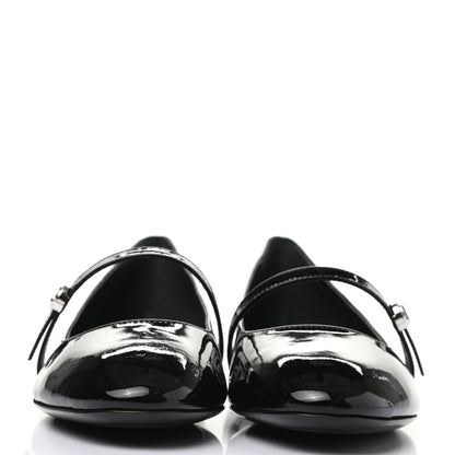 Louis Vuitton Patent Uniformes Ballet Flats 37.5 Black 2 of 7