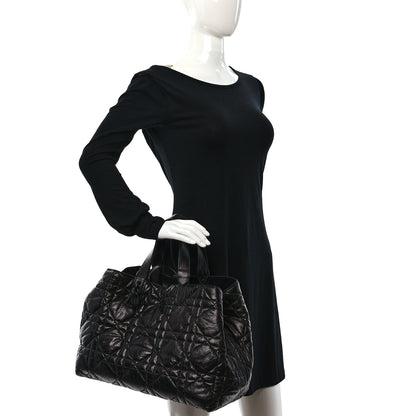 Christian Dior Crinkled Calfskin Macrocannage Large Toujours Black 2 of 10