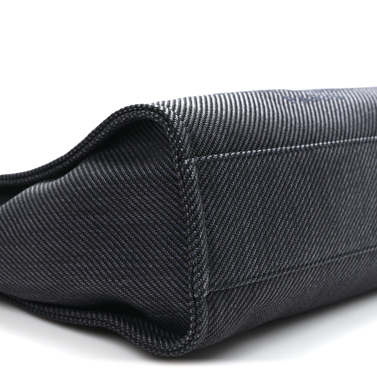 Chanel Mixed Fibers Calfskin Small Deauville Tote Black 9 of 10