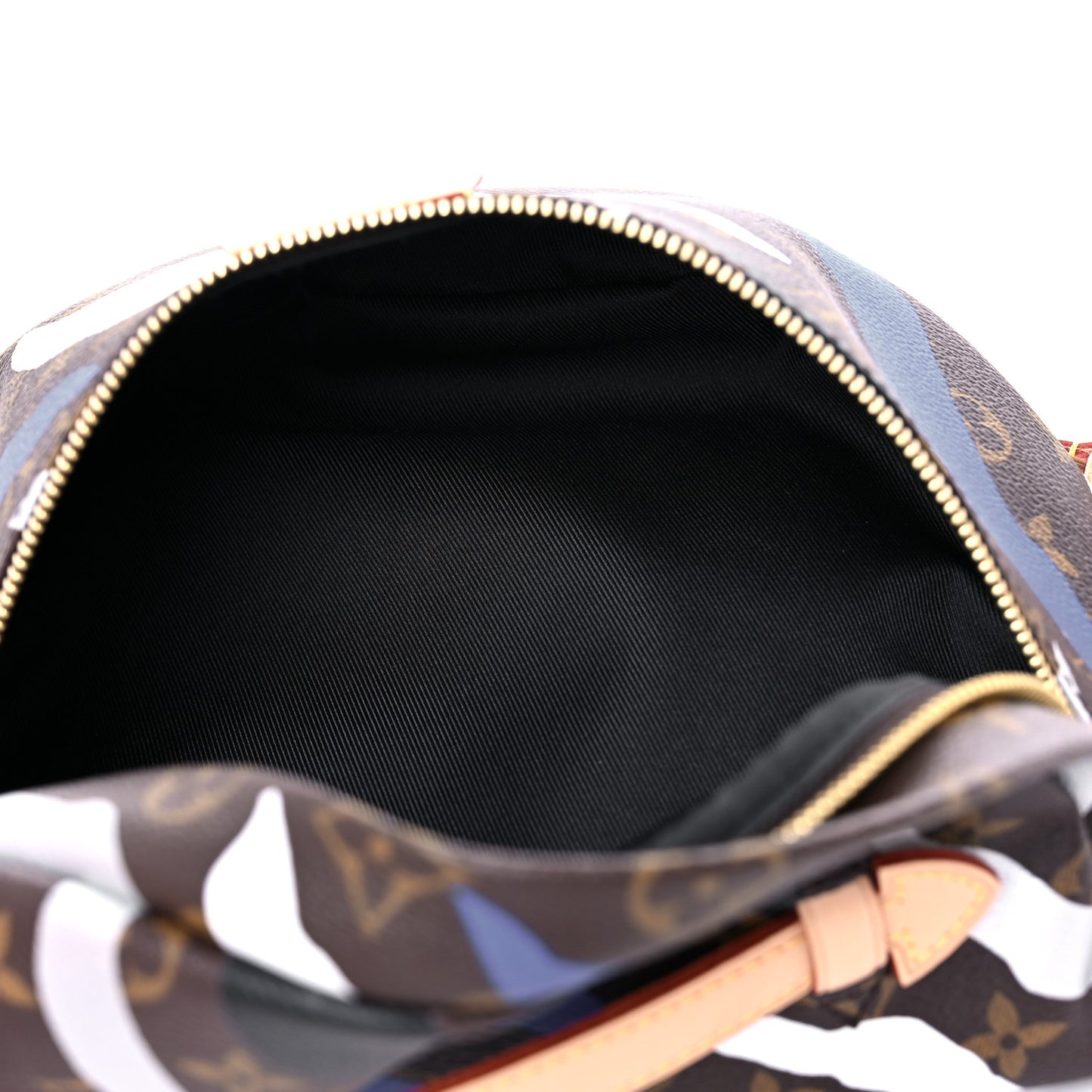 X LOL Monogram Bumbag Blue Silver