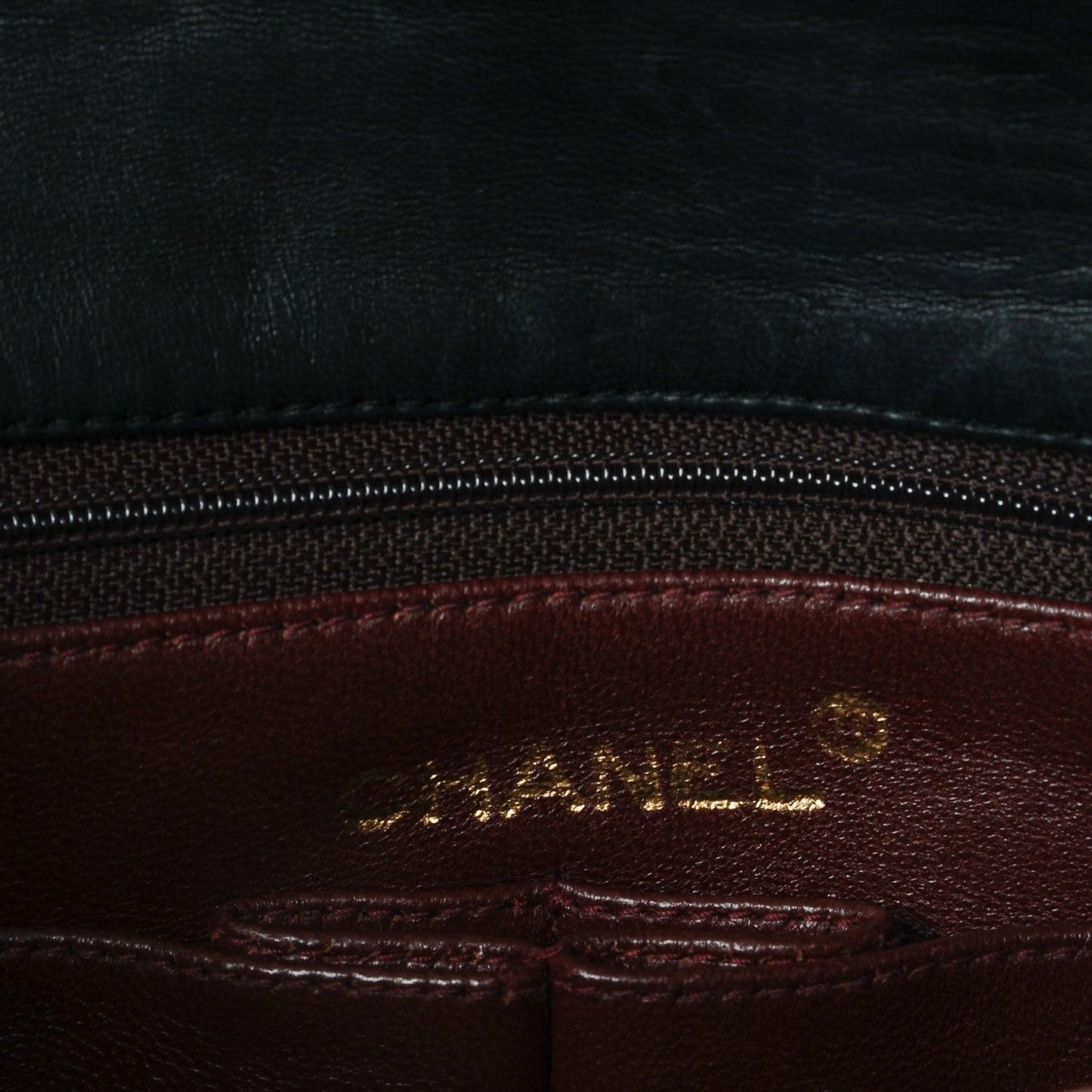Lambskin Quilted Small Flap Black
