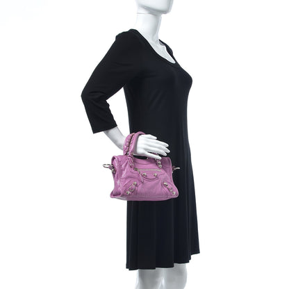 Balenciaga Agneau Giant 12 Silver Hardware Mini City Rose Berlingot 3 of 8