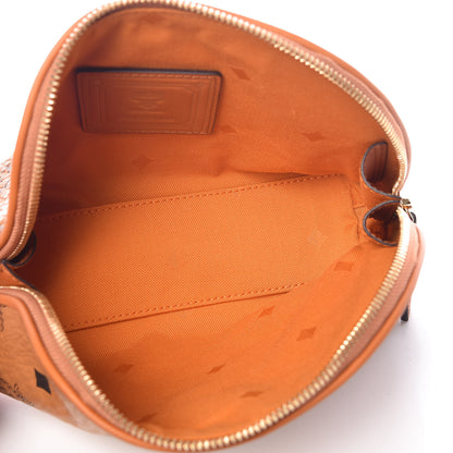 MCM Visetos Heritage Cosmetic Pouch Cognac 5 of 13