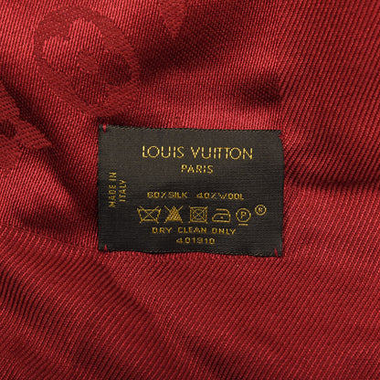 Louis Vuitton Silk Wool Monogram Shawl Pomme D'Amour 3 of 3
