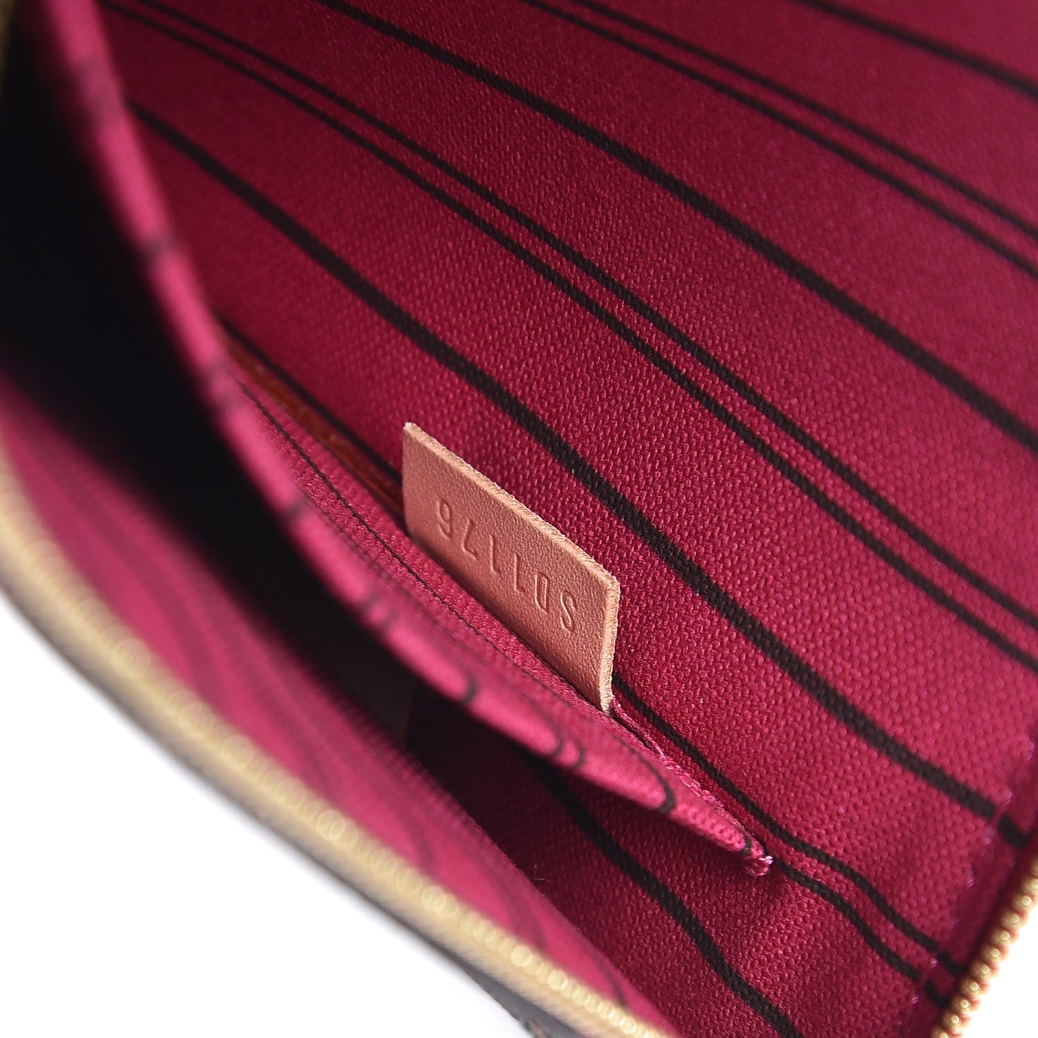 Louis Vuitton Monogram Neverfull MM GM Pochette Pivoine 7 of 7