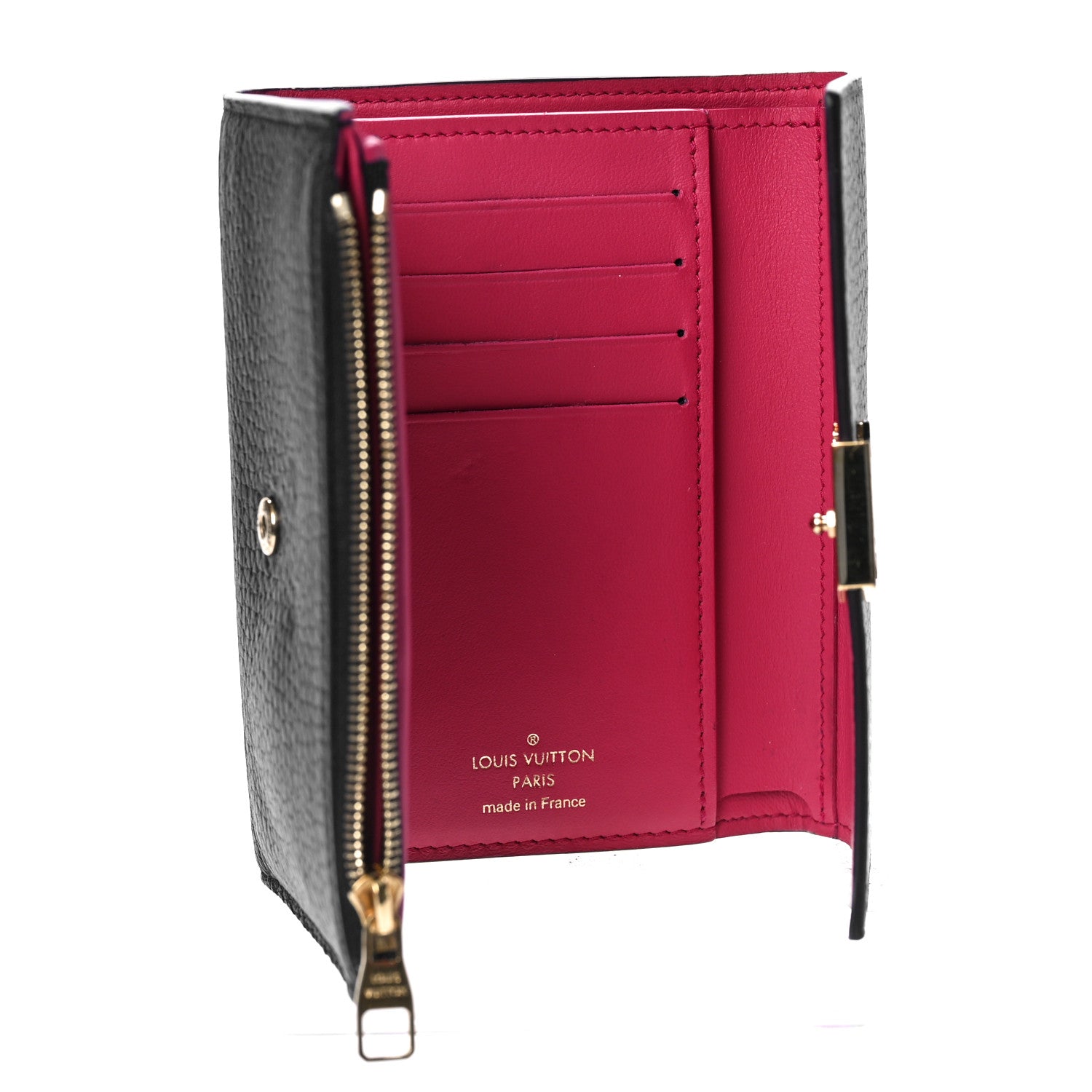Louis Vuitton Taurillon Capucines Compact Wallet Black 5 of 10