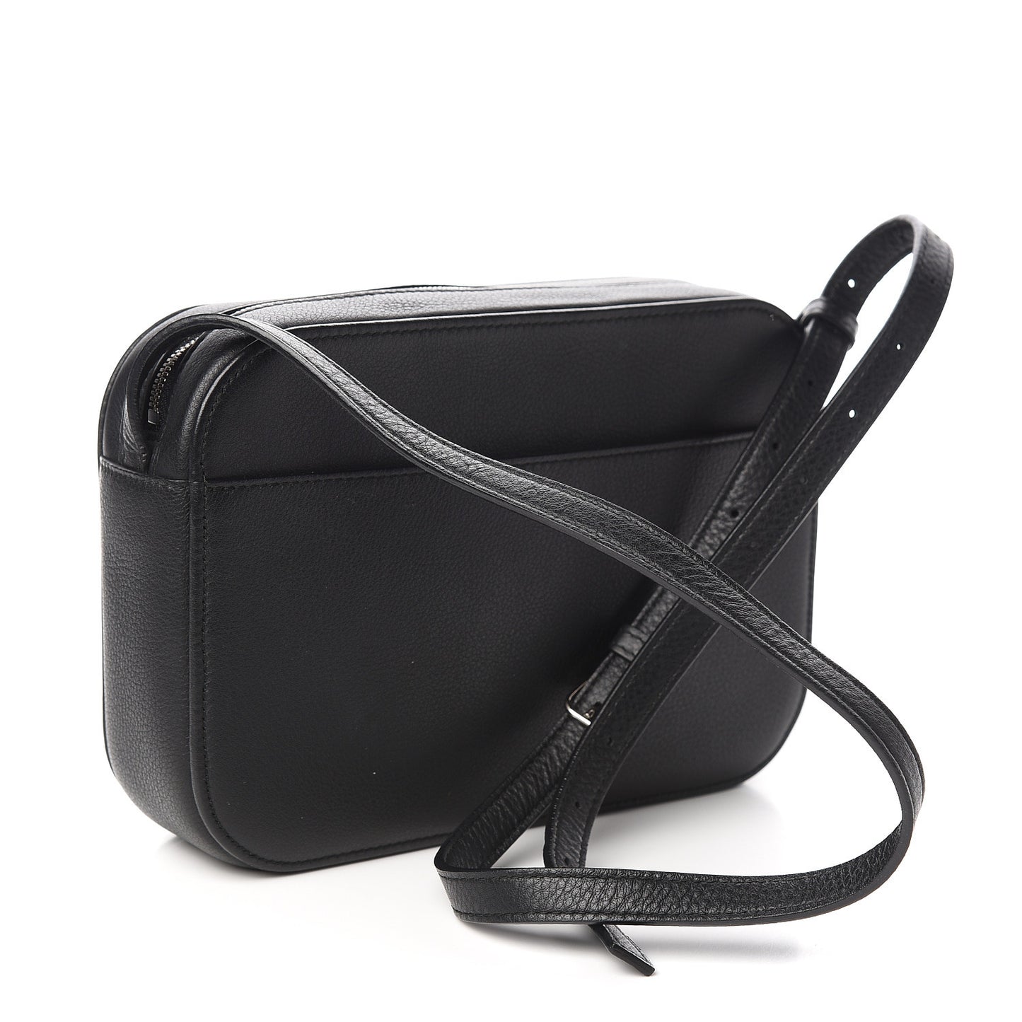 Calfskin Logo S Everyday Camera Bag Black