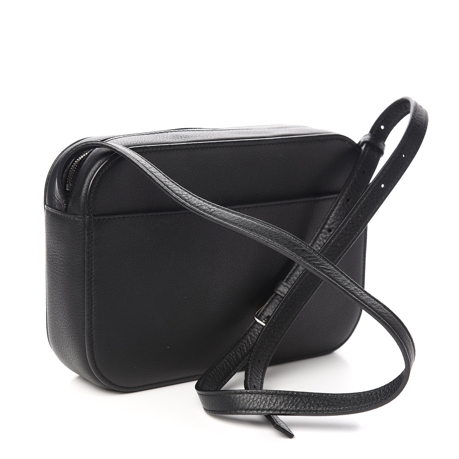 Balenciaga Calfskin Logo S Everyday Camera Bag Black 3 of 9