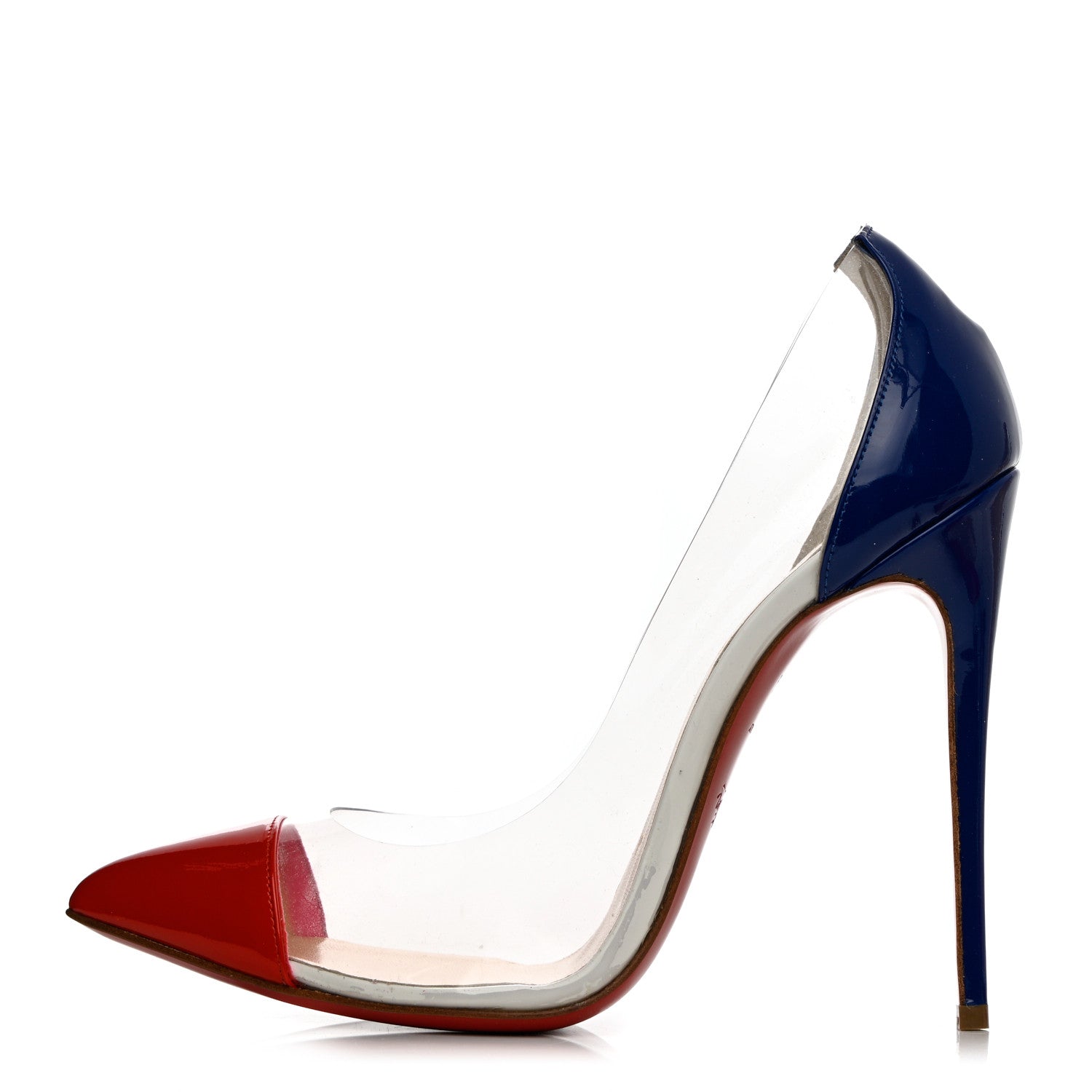 Christian Louboutin Patent PVC Debout 100 Pumps 36.5 Version Corazon 1 of 10