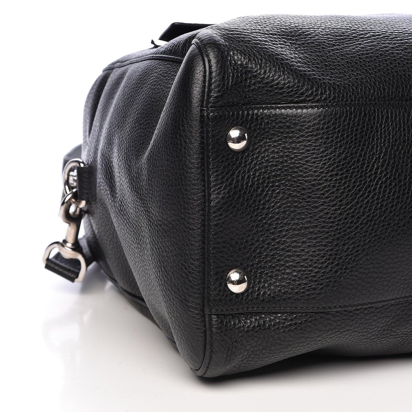 Pebbled Calfskin Soho Carry On Duffle Black
