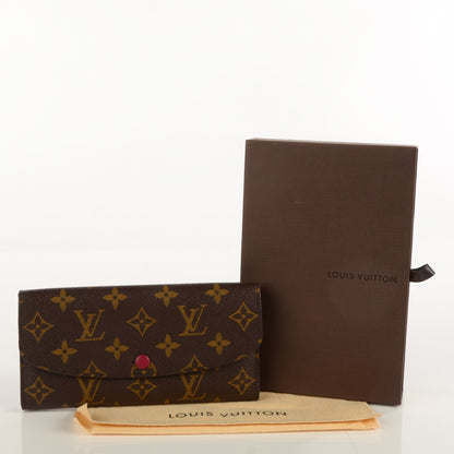 Louis Vuitton Monogram Emilie Wallet Fuchsia 5 of 8