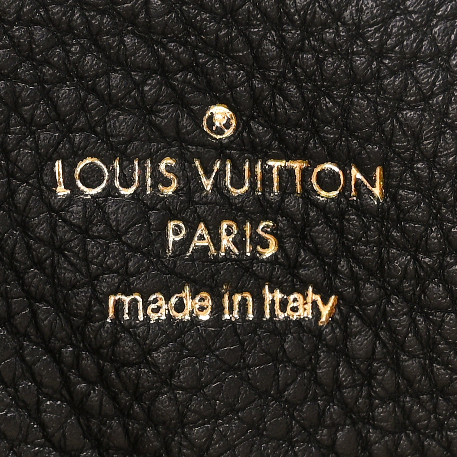 Louis Vuitton Grained Calfskin LV Pont 9 Soft PM Black 6 of 11