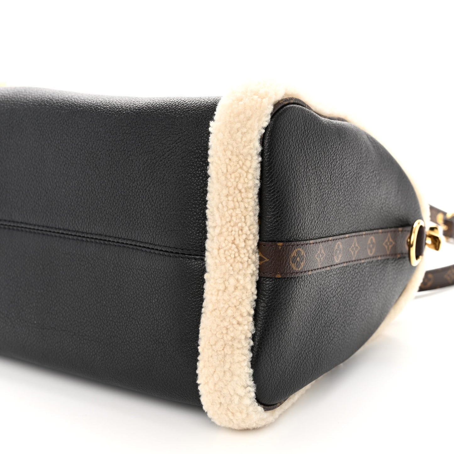 Calfskin Monogram Teddy Speedy Bandouliere 30 Black