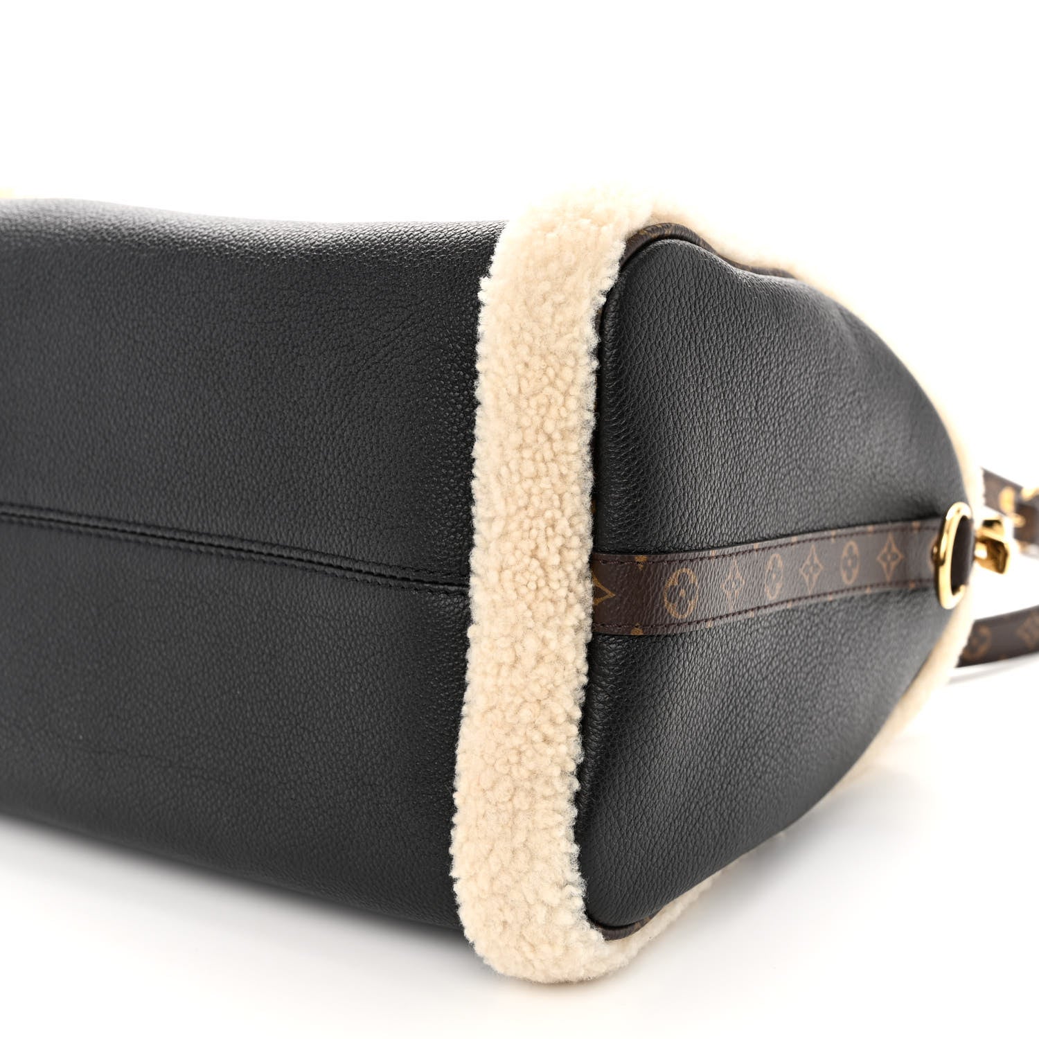 Louis Vuitton Calfskin Monogram Teddy Speedy Bandouliere 30 Black 9 of 9