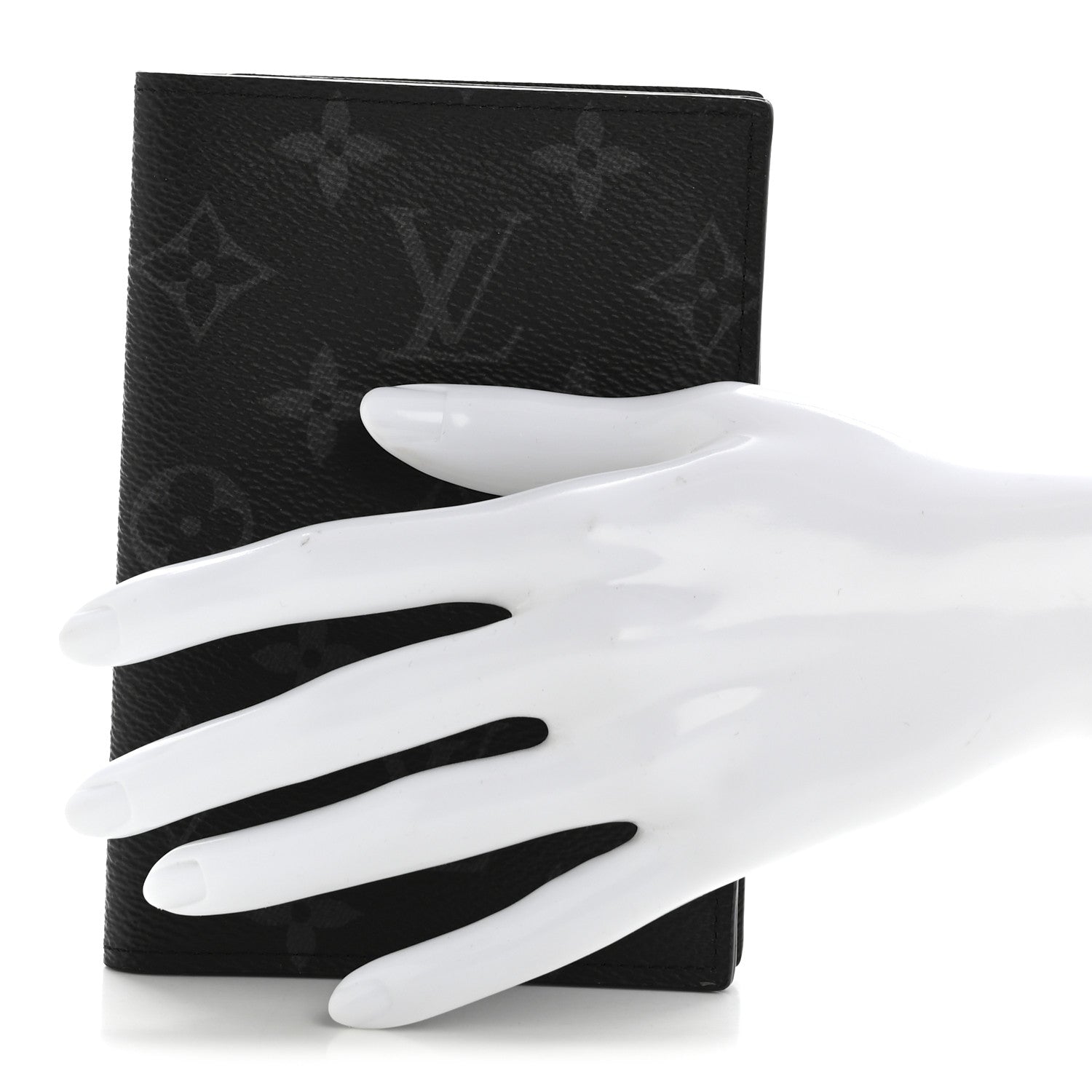 Louis Vuitton Monogram Eclipse Passport Cover 2 of 7