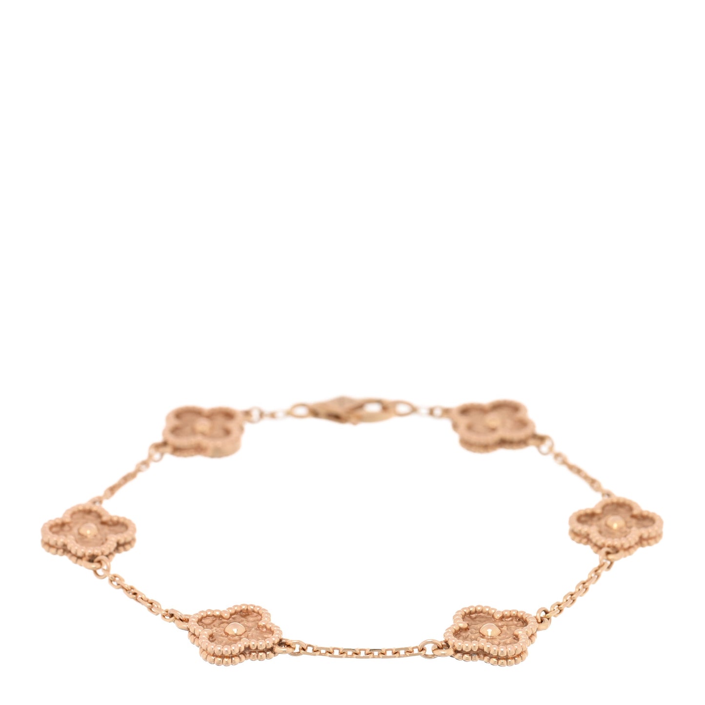18K Rose Gold 6 Motifs Sweet Alhambra Bracelet