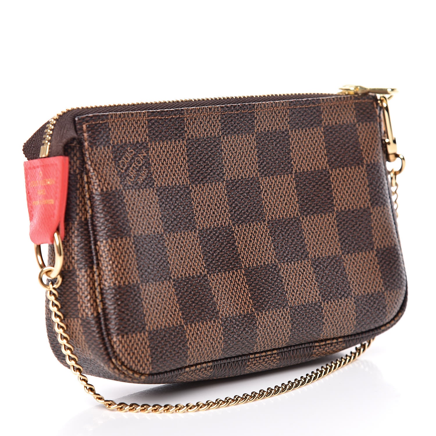 Louis Vuitton Damier Ebene 2016 Christmas Animation Mini Pochette Accessories 3 of 9