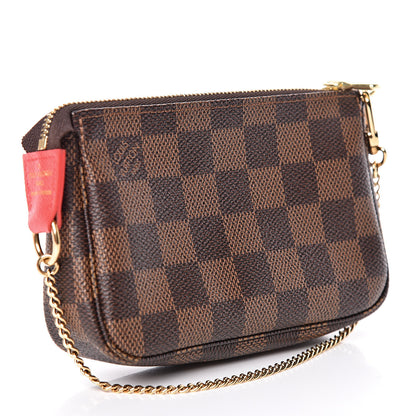 Louis Vuitton Damier Ebene 2016 Christmas Animation Mini Pochette Accessories 3 of 9