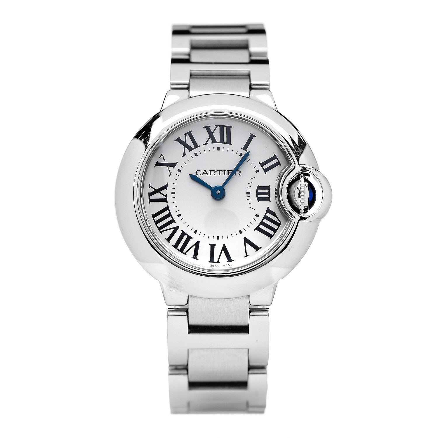 Cartier Stainless Steel 28mm Ballon Bleu De Quartz Watch 1 of 5