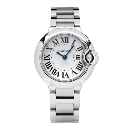 Cartier Stainless Steel 28mm Ballon Bleu De Quartz Watch 1 of 5