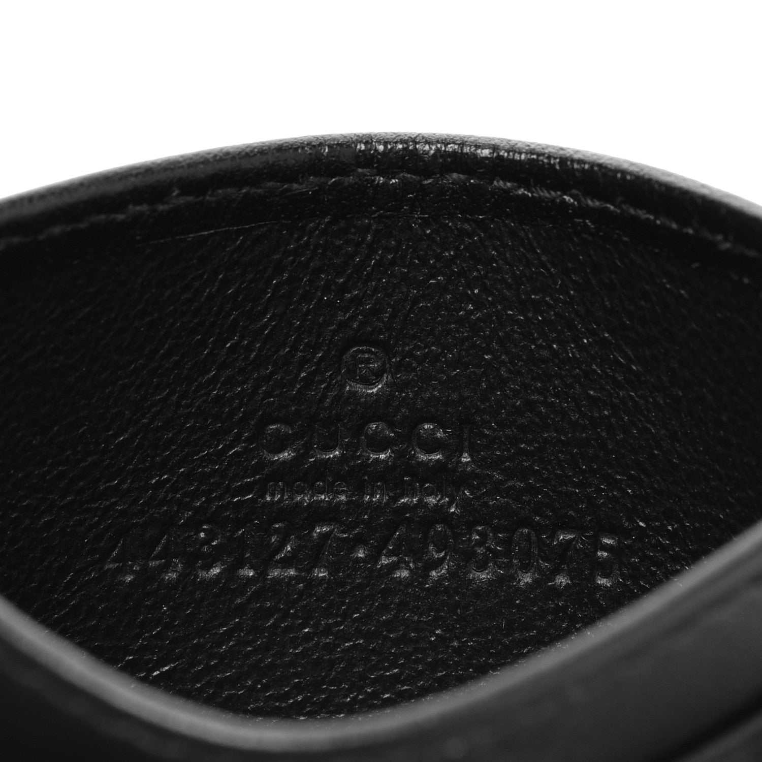 Gucci Calfskin Matelasse GG Marmont Card Holder Black 6 of 8