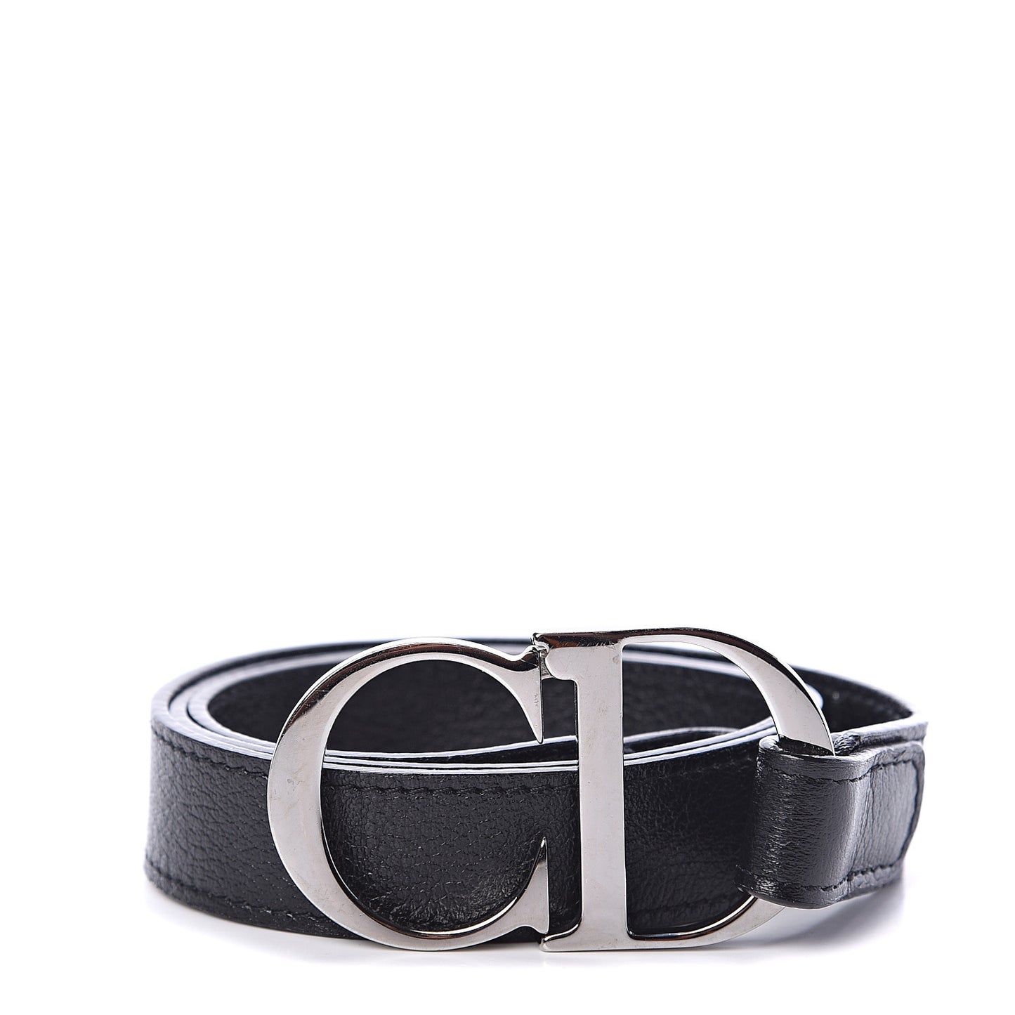 Calfskin CD Belt 85 Black