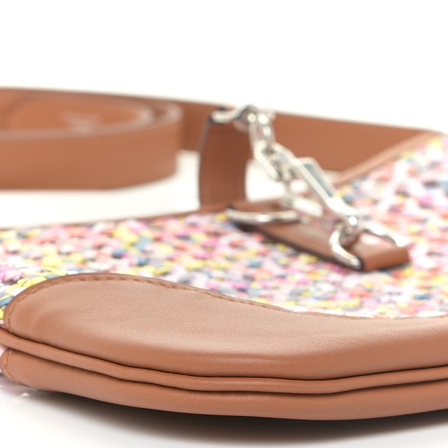 Hermes Swift Faubourg Rainbow Silky Trim 31 Multicolor Rose Sakura Gold 9 of 11