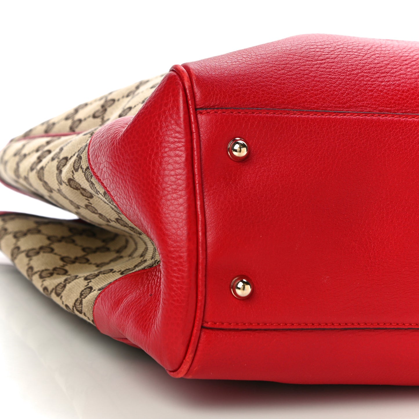 Monogram Medium Diana Bamboo Top Handle Tote Red