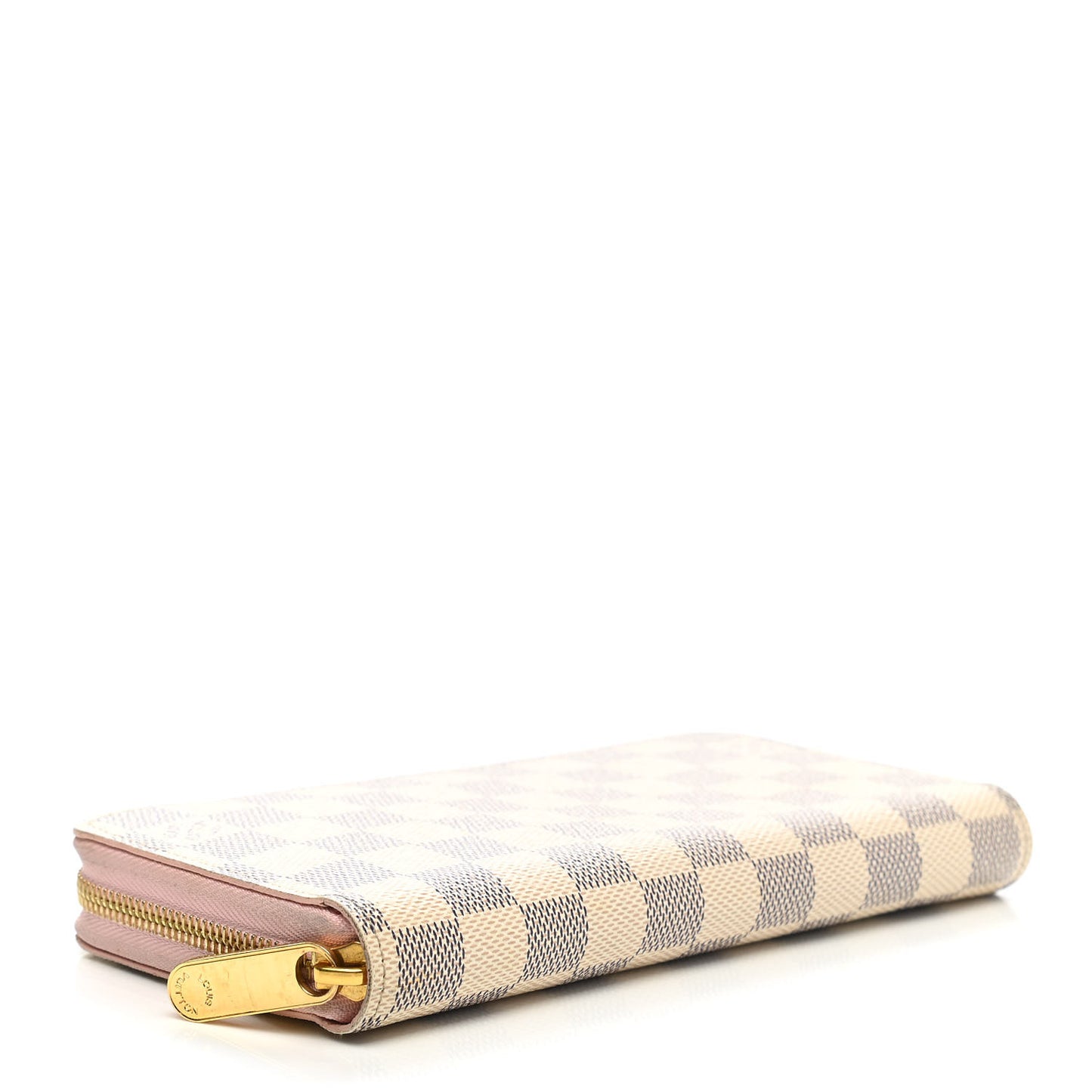 Damier Azur Zippy Wallet Rose Ballerine