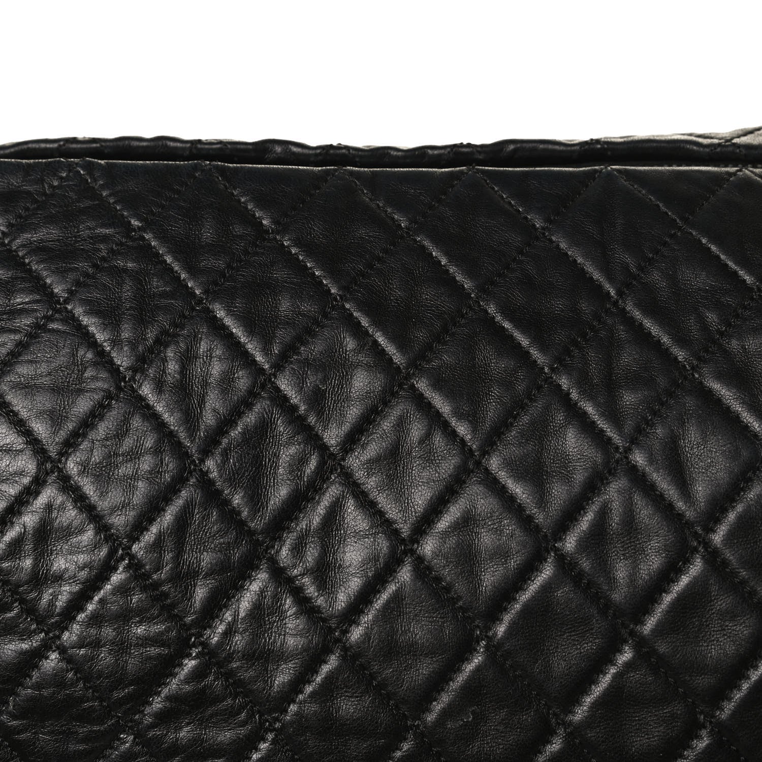 Chanel Lambskin Large Chain Mail Hobo Black 19 of 20