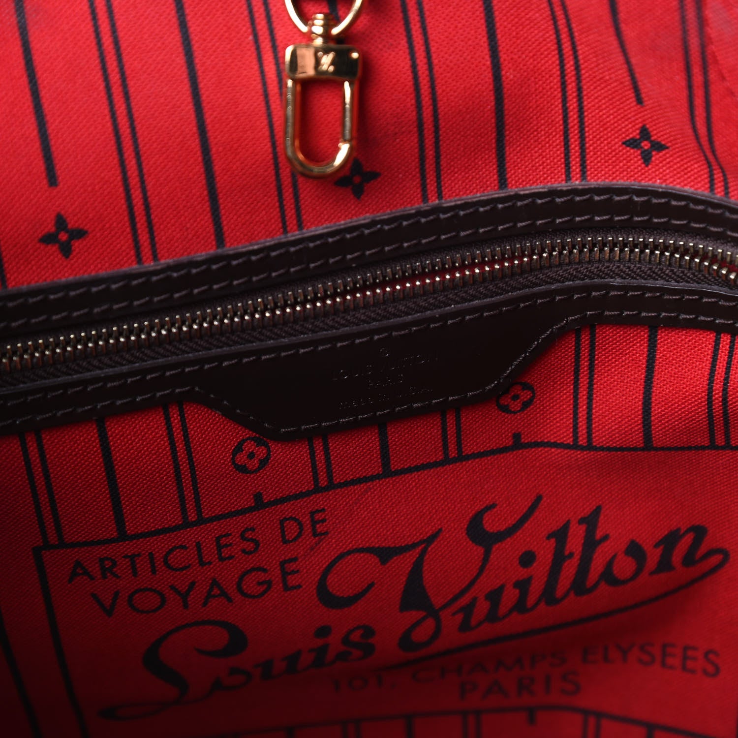 Louis Vuitton Damier Ebene Neverfull MM 9 of 12