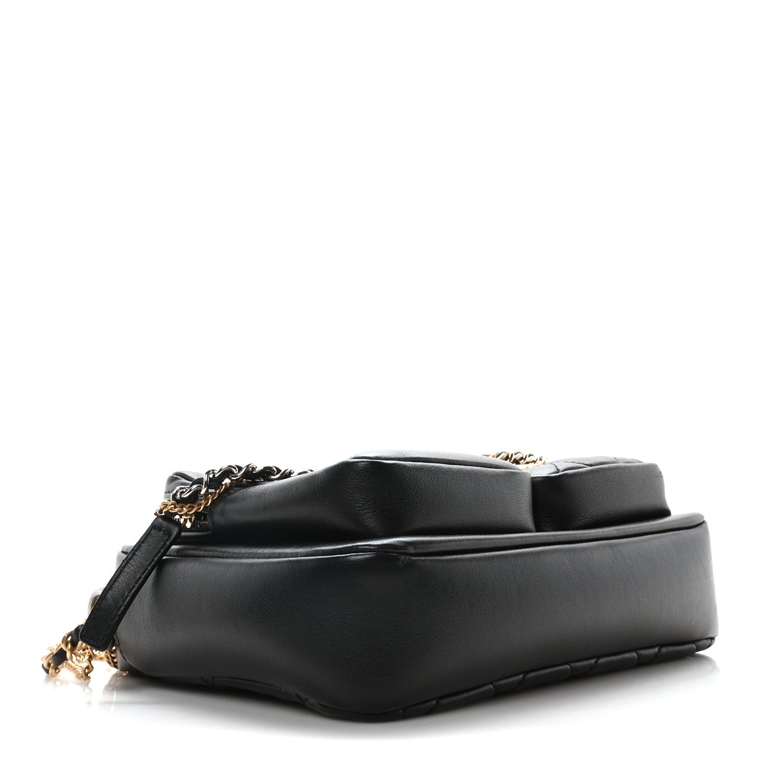 Chanel Calfskin Quilted Small Camera Case Black 4 of 11