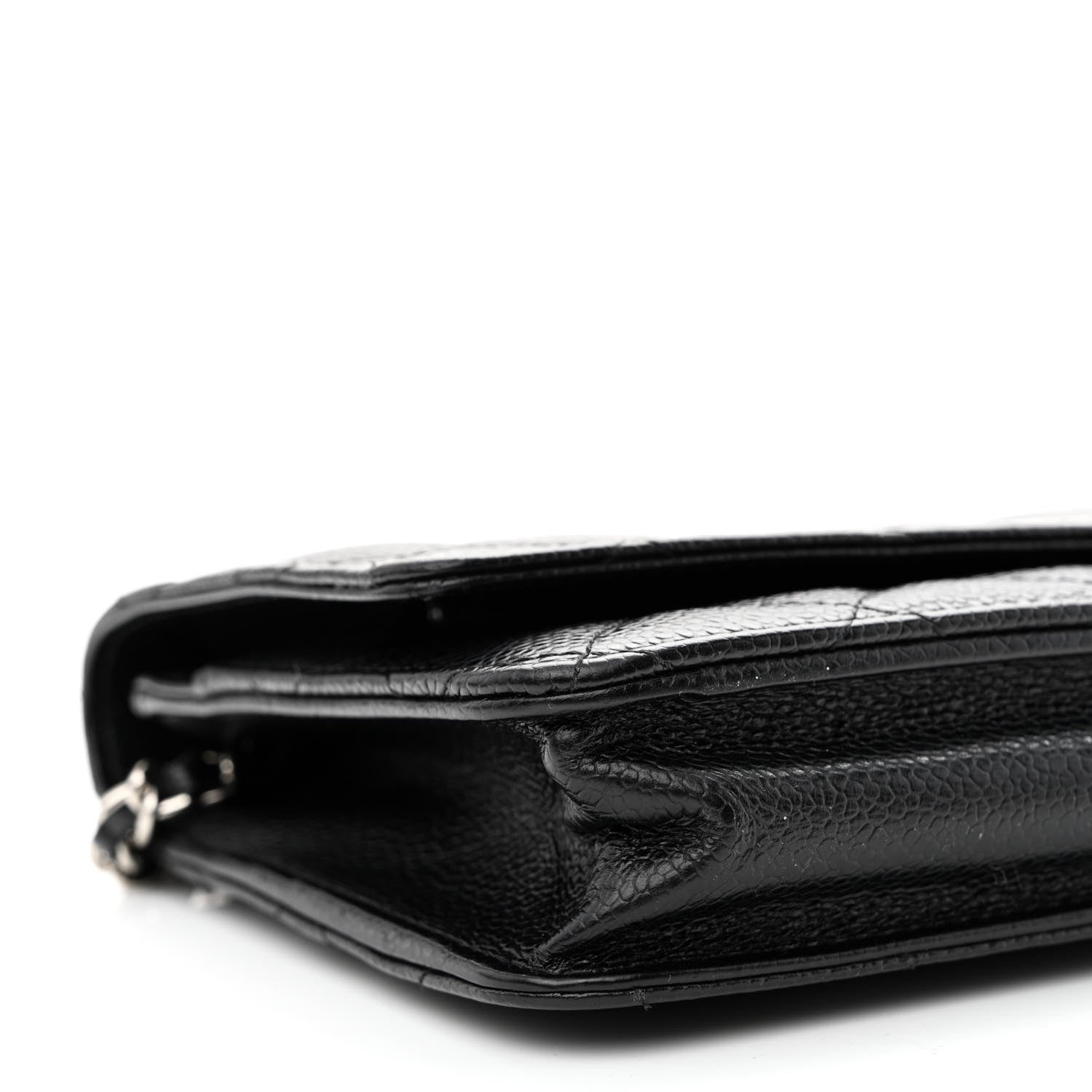 Chanel Caviar Quilted Wallet on Chain WOC Black 10 of 11