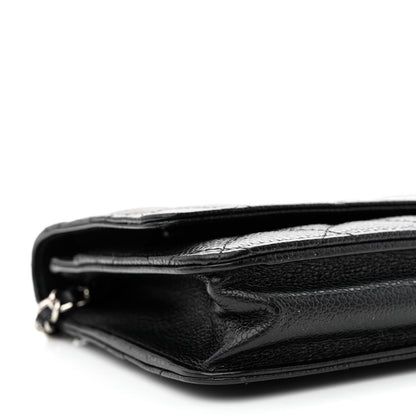 Chanel Caviar Quilted Wallet on Chain WOC Black 10 of 11
